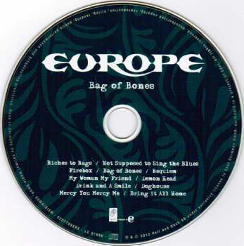 CD Europe: Bag Of Bones 3469