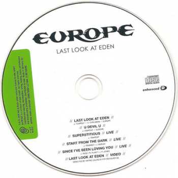 CD Europe: Last Look At Eden LTD