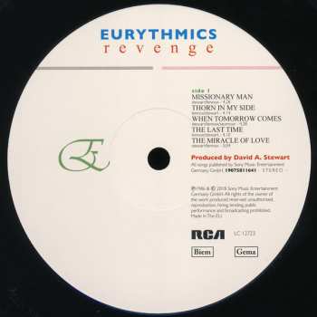 LP Eurythmics: Revenge 30384