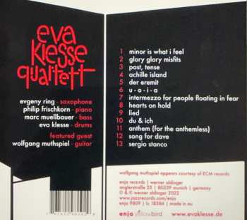 CD Eva Klesse Quartett: Songs Against Loneliness 408522