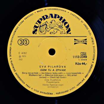 LP Eva Pilarová: Jsem Tu A Zpívám 43456
