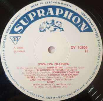 LP Eva Pilarová: Zpívá Eva Pilarová 531775