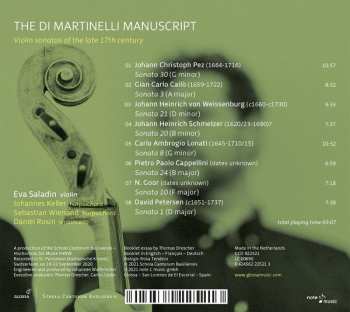 CD Eva Saladin: The Di Martinelli Manuscript 179634
