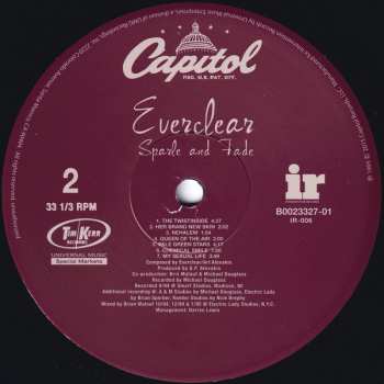 LP Everclear: Sparkle And Fade DLX 318044