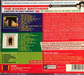 CD Everly Brothers: A Date With The Everly Brothers + The Fabulous Style Of The Everly Brothers 297904