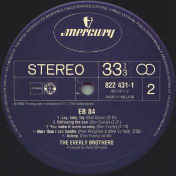 LP Everly Brothers: EB 84 274729