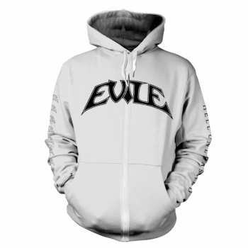 Merch Evile: Mikina Se Zipem Hell Unleashed (white) S