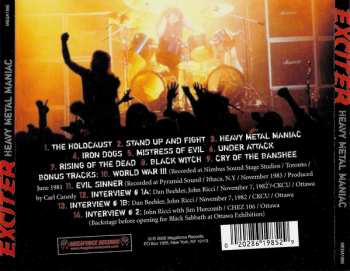 CD Exciter: Heavy Metal Maniac 94127
