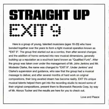 CD Exit 9: Straight Up LTD 379662