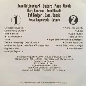 2CD Extreme: Take Us Alive - Boston 2009