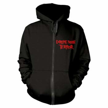 Merch Extreme Noise Terror: Mikina Se Zipem In It For Life (variant)
