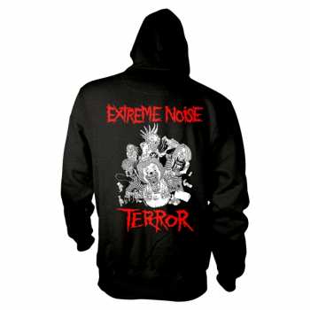 Merch Extreme Noise Terror: Mikina Se Zipem In It For Life (variant) XXL