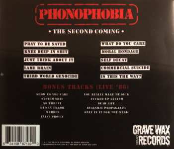 CD Extreme Noise Terror: Phonophobia (The Second Coming) 307517
