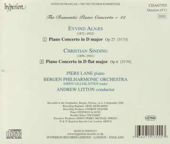 CD Eyvind Alnæs: Piano Concerto In D Major, Op 27 (First Recording) / Piano Concerto In D Flat Major, Op 6 123271