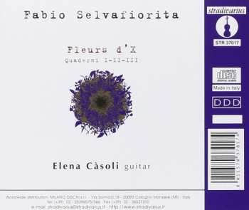 CD Fabio Selvafiorita: Fleurs D'X - Quaderni I-II-III 408165