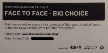 LP Face To Face: Big Choice 76342