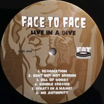 LP Face To Face: Live In A Dive 128538