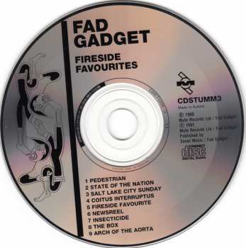 CD Fad Gadget: Fireside Favourites 246096