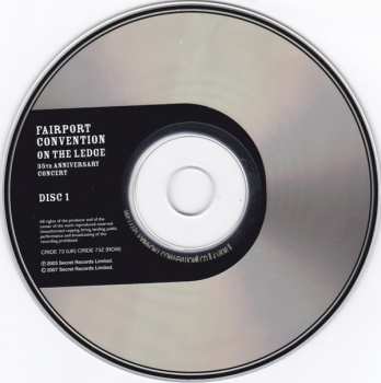 CD Fairport Convention: On The Ledge (35th Anniversary Concert) 261506