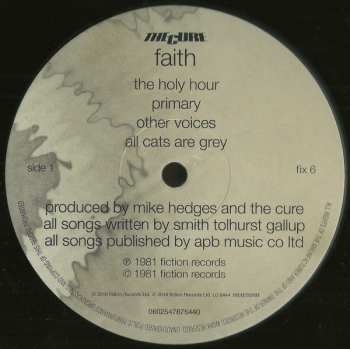 LP The Cure: Faith 12131