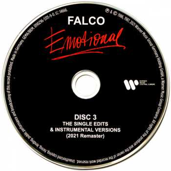 3CD/DVD/Box Set Falco: Emotional DLX | LTD
