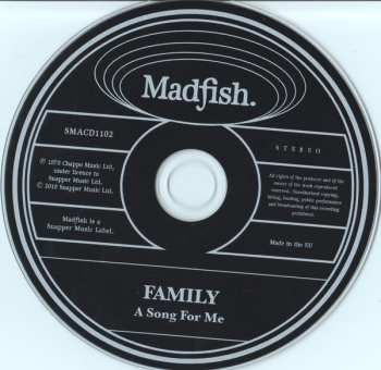 CD Family: A Song For Me DIGI 33503