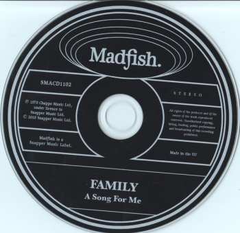 CD Family: A Song For Me DIGI