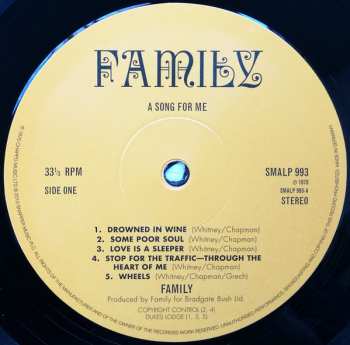 LP Family: A Song For Me LTD 76027