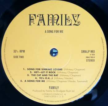 LP Family: A Song For Me LTD 76027