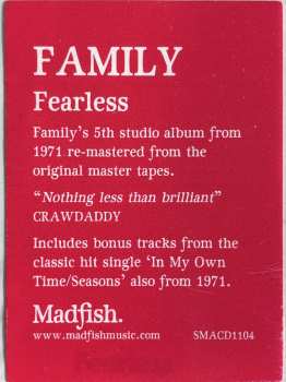 CD Family: Fearless 12376