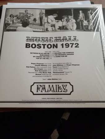 Album Family: Music Hall Boston 1972