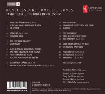 CD Fanny Mendelssohn Hensel: Fanny Hensel, 'The Other Mendelssohn' 337967