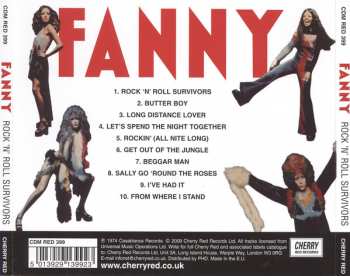 CD Fanny: Rock And Roll Survivors 108224