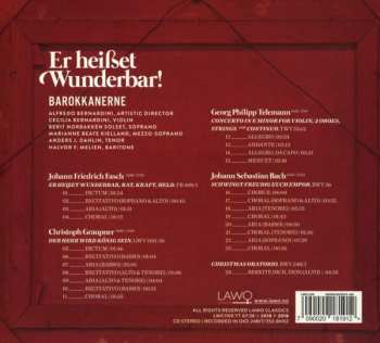 CD Johann Friedrich Fasch: Er Heißet Wunderbar! DIGI 389640