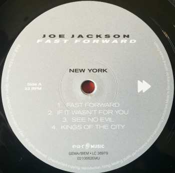 2LP Joe Jackson: Fast Forward LTD 12284