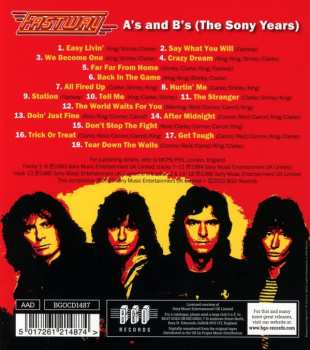 CD Fastway: A's and B's (The Sony Years) 408626