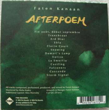 CD Faten Kanaan: Afterpoem 450634