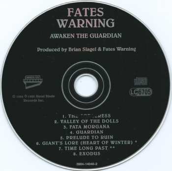 CD Fates Warning: Awaken The Guardian 114447