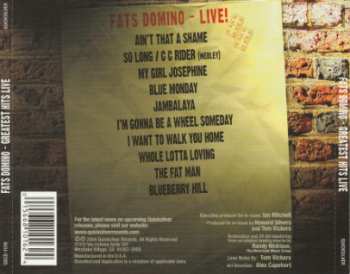 CD Fats Domino: Greatest Hits Live