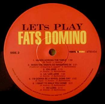 LP Fats Domino: Lets Play Fats Domino LTD 419489