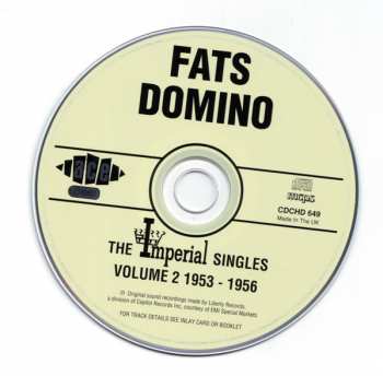 CD Fats Domino: The Imperial Singles Volume 2 256919