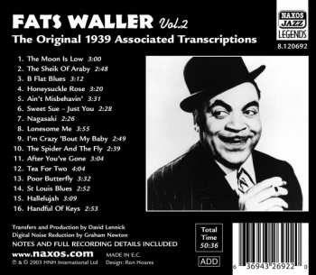 CD Fats Waller: Transcriptions Vol.2 1939 350218