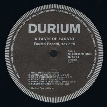 LP Fausto Papetti: A Taste Of Fausto 534430