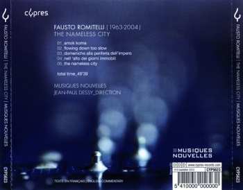 CD Fausto Romitelli: The Nameless City 325034