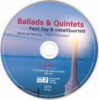 CD Fazıl Say: Ballads & Quintets 318299