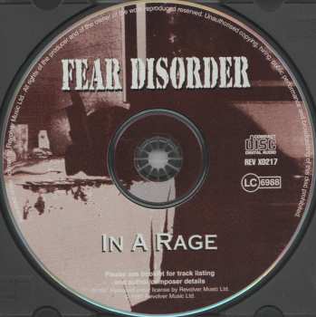 CD Fear Disorder: In A Rage 495867