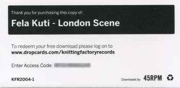 LP Fela Kuti: Fela's London Scene 254235