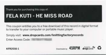 LP Fela Kuti: He Miss Road 315219