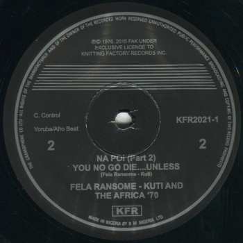 LP Fela Kuti: Na Poi 406608