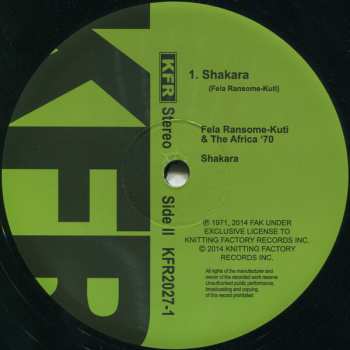 LP Fela Kuti: Shakara 72096